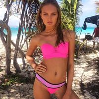 Romee Strijd in a bikini