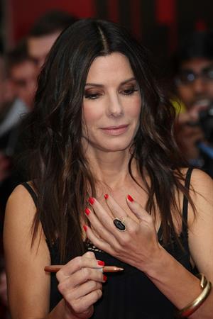 Sandra Bullock attends a gala screening of 'The Heat' at The Curzon Mayfair in London June 13, 2013 