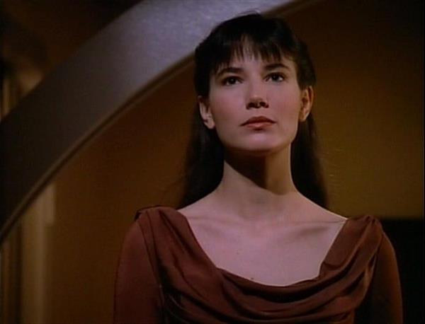 Jaime Hubbard played Salia in an episode of Star Trek the Next Generation - The Dauphin.  Wil Wheaton (Wesley Crusher) later recalled,  I used to get a lot of mileage out of this joke I'd tell at conventions. The first girl that Wesley fell in love with turned out to be a shape-shifter who turned into a hideous monster, y'know after he had exposed his soul to her. Which happened a lot to me in my personal life. And I was glad Star Trek was able to capture that parallel. 