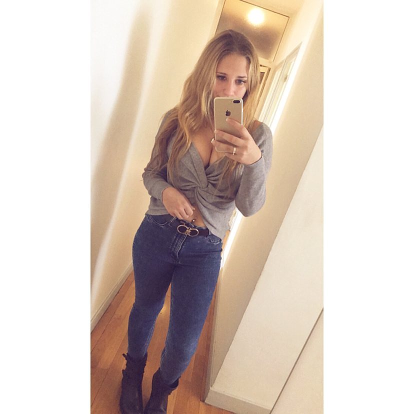 Charlotte taking a selfie