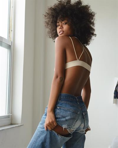 Nereyda Bird in lingerie