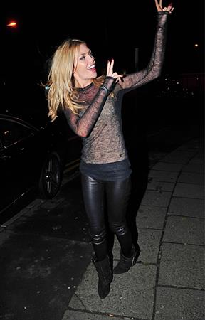 Abbey Clancy out in Liverpool on October 19, 2011