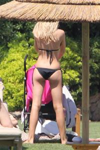 Abigail Clancy bikini candids in Italy on June 10, 2011 