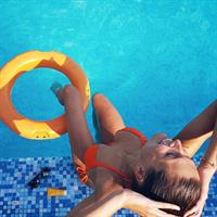 Laury Thilleman in a bikini