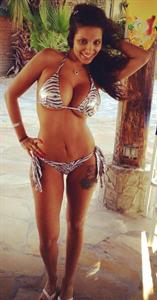 Tehmeena Afzal in a bikini