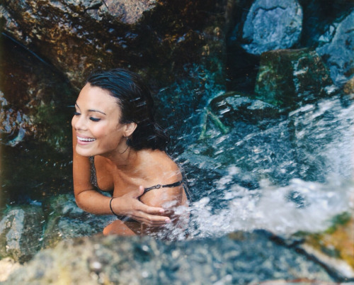Nathalie Kelley in a bikini