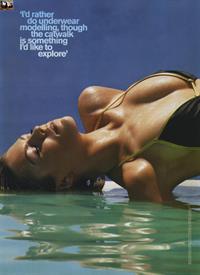 Abigail Clancy in a bikini