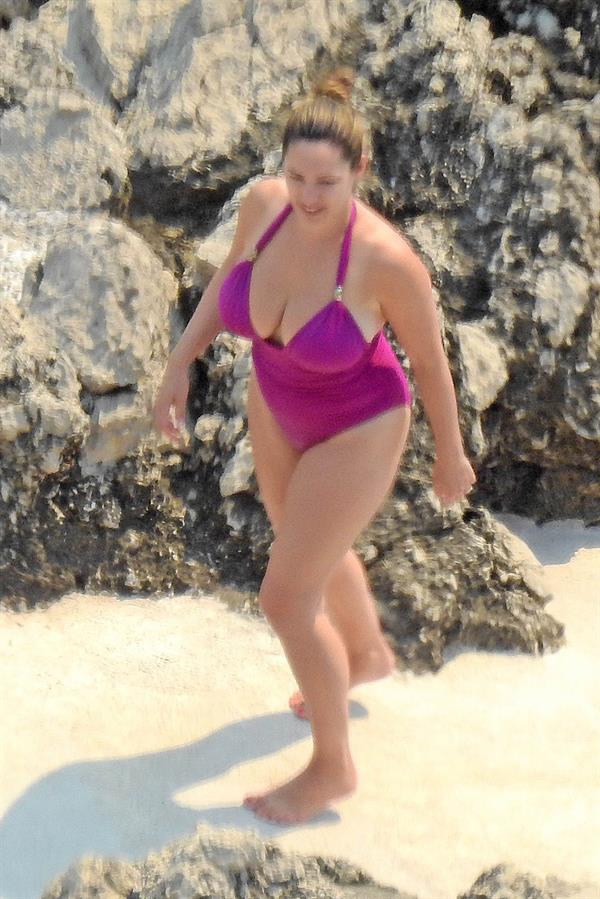 Kelly Brook in a bikini