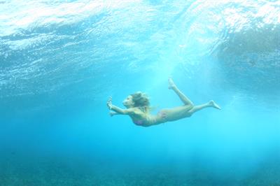 Alana Blanchard in a bikini