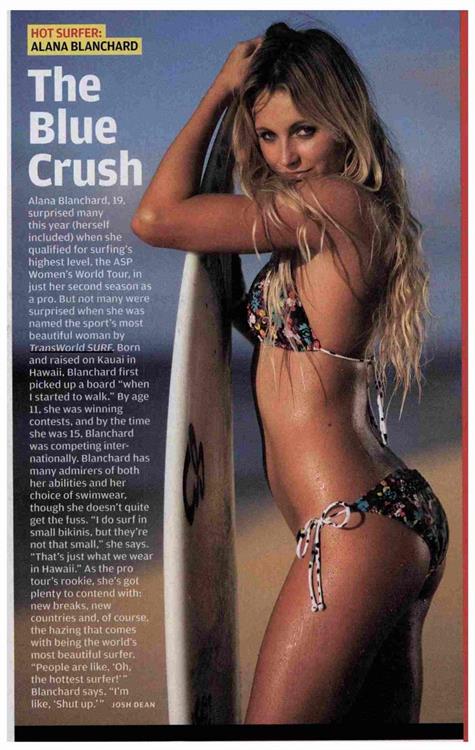 Alana Blanchard in a bikini
