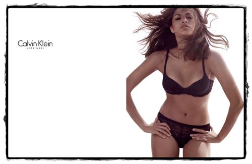 Eva Mendes in a bikini in lingerie