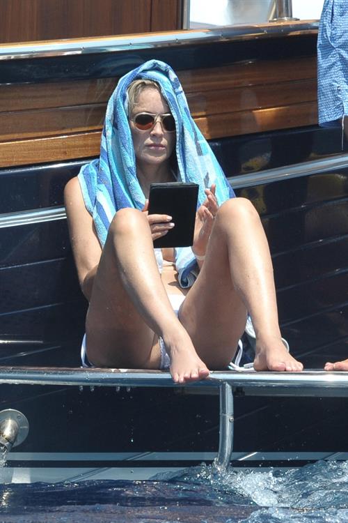 Sharon Stone in a bikini