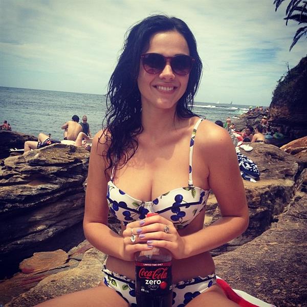Demi Harman in a bikini