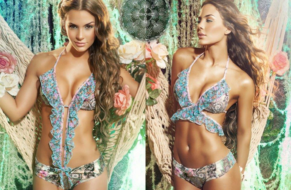 Natalia Vélez in a bikini