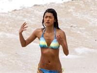 Grace Park in a bikini
