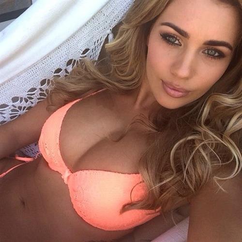 Holly Peers in lingerie