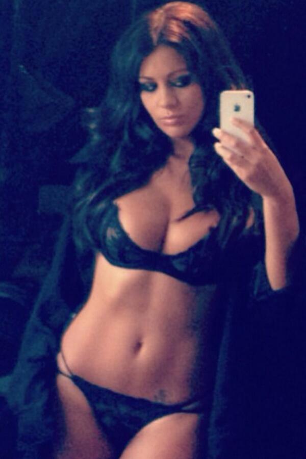 Holly Peers in lingerie