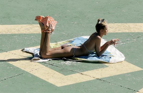 Gianne Albertoni in a bikini