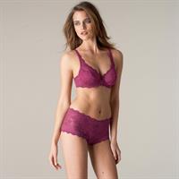 Kim Cloutier in lingerie