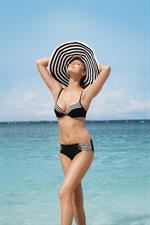 Kim Cloutier in a bikini