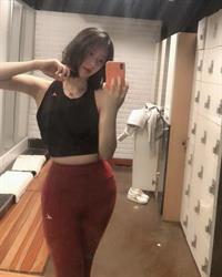 Kim Bitnara taking a selfie