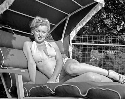 Marilyn Monroe in a bikini