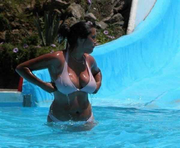 Anonymous in a bikini - breasts