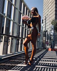 Anastasiia Dobrosol in a bikini