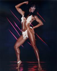 Rachel McLish in a bikini