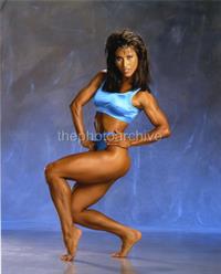 Rachel McLish in a bikini