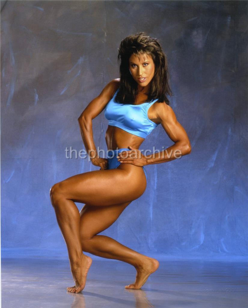 Rachel McLish in a bikini