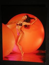 Rachel McLish in a bikini