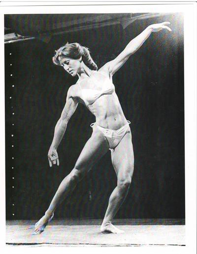 Rachel McLish in a bikini