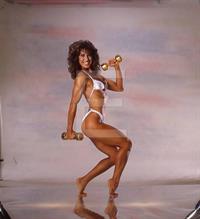 Rachel McLish in a bikini