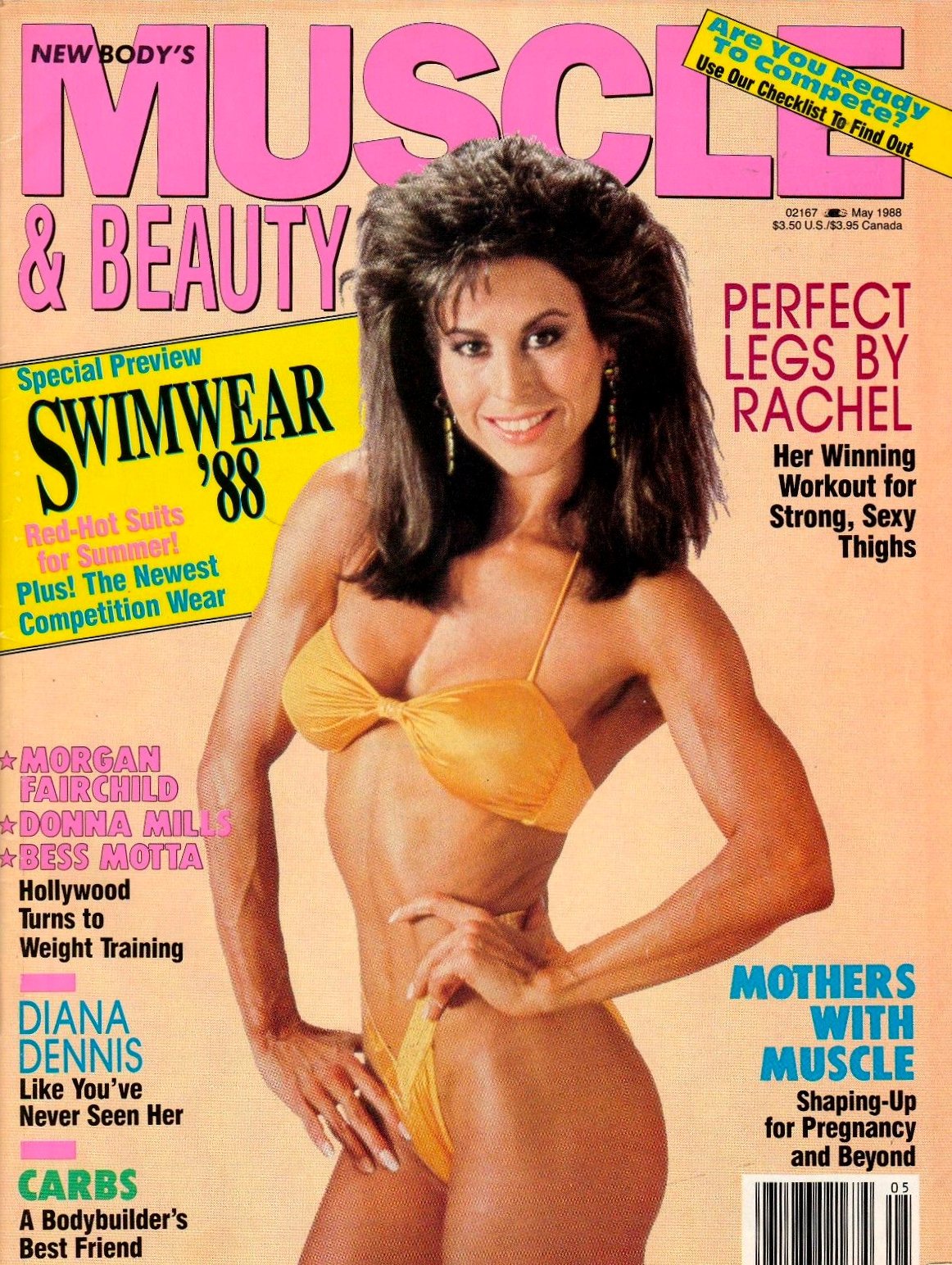 Rachel McLish in a bikini