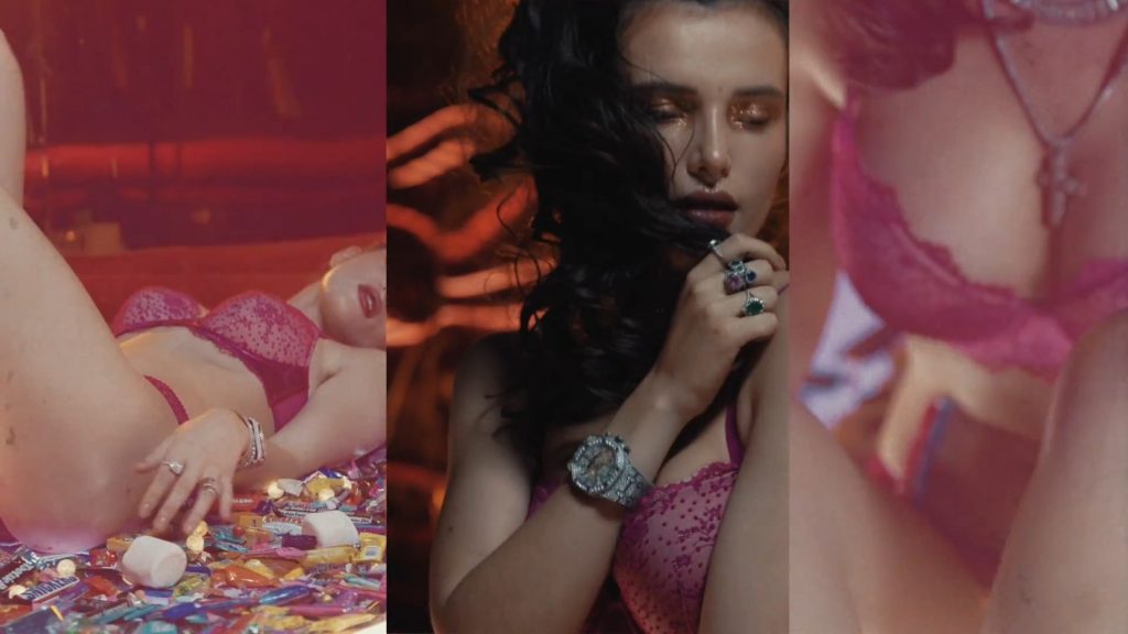 Pictures from Bella Thorne's  Thorne By Bella  shop.  November 2018