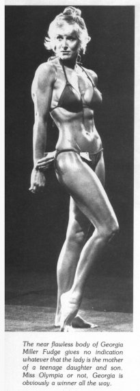 Georgia Fudge in a bikini