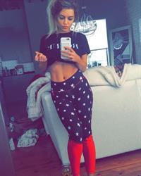 Nikki Blackketter taking a selfie