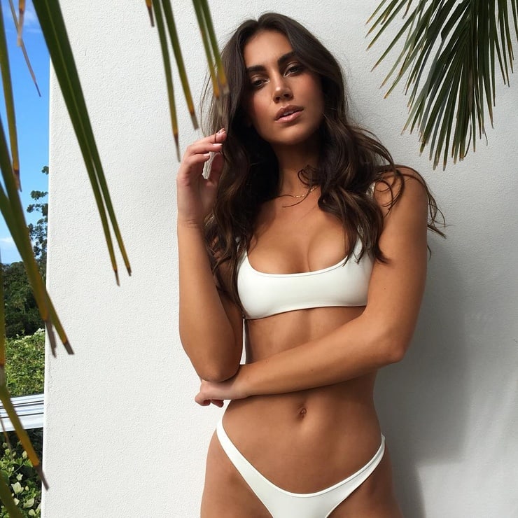 Stephanie Rayner in a bikini