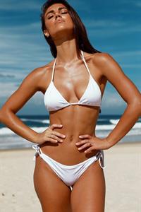 Stephanie Rayner in a bikini