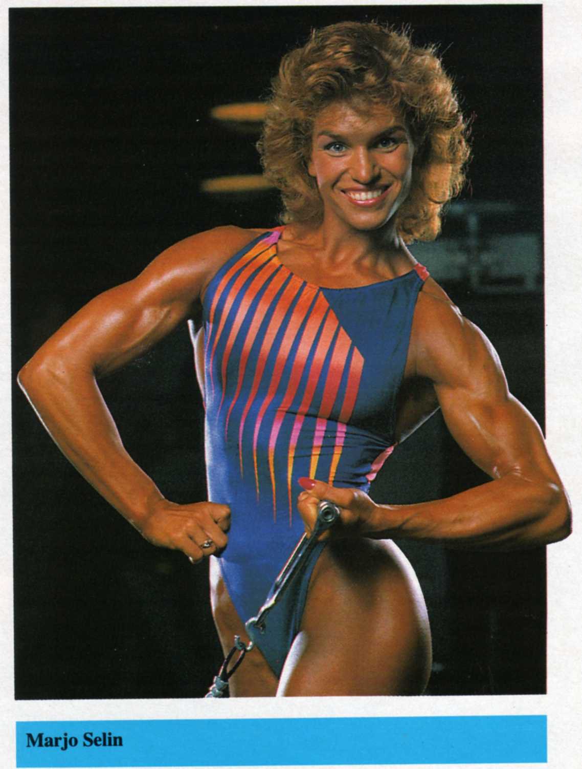 Marjo Selin in a bikini