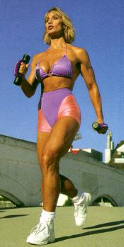 Cory Everson in a bikini