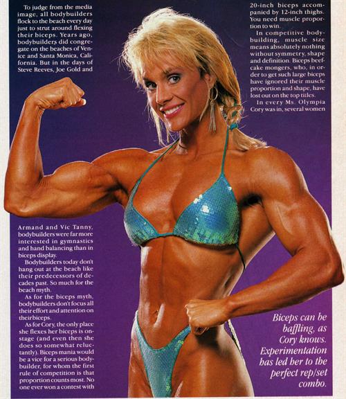 Cory Everson in a bikini