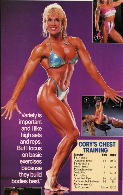 Cory Everson in a bikini