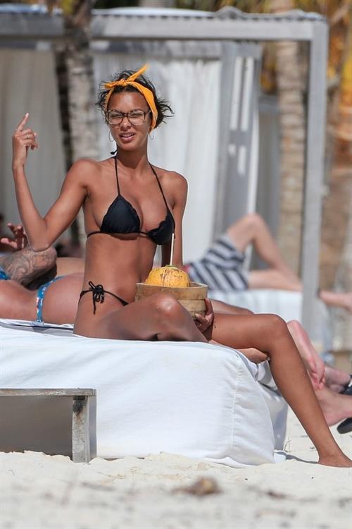 Lais Ribeiro in a bikini