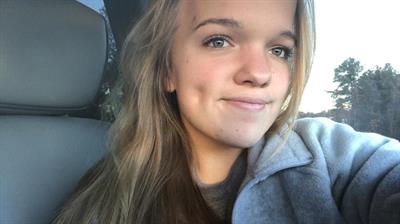 Elizabeth Johnston taking a selfie