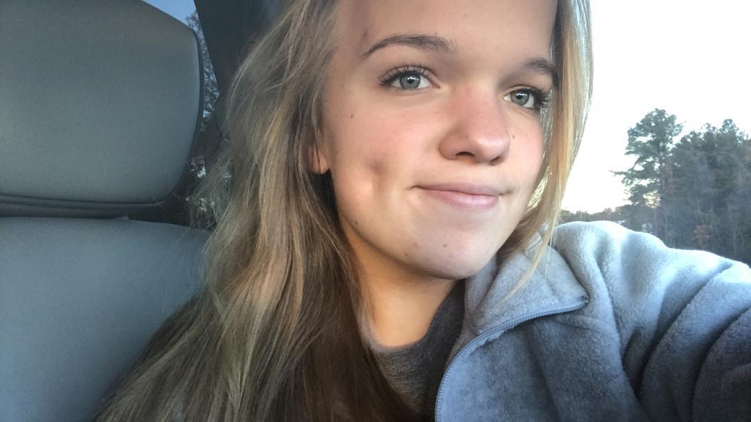 Elizabeth Johnston taking a selfie