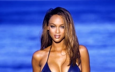 Tyra Banks in a bikini