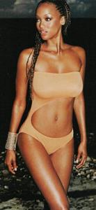 Tyra Banks in a bikini