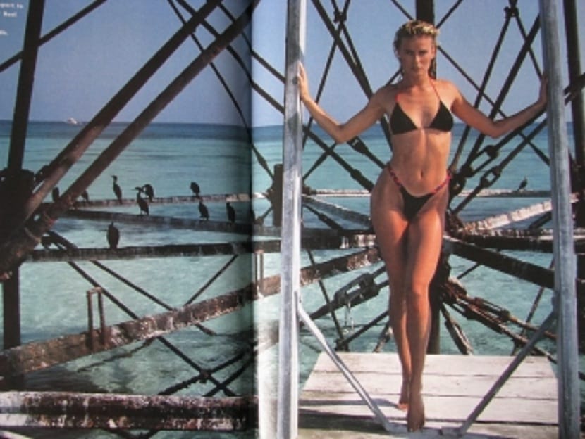 Vendela Kirsebom in a bikini